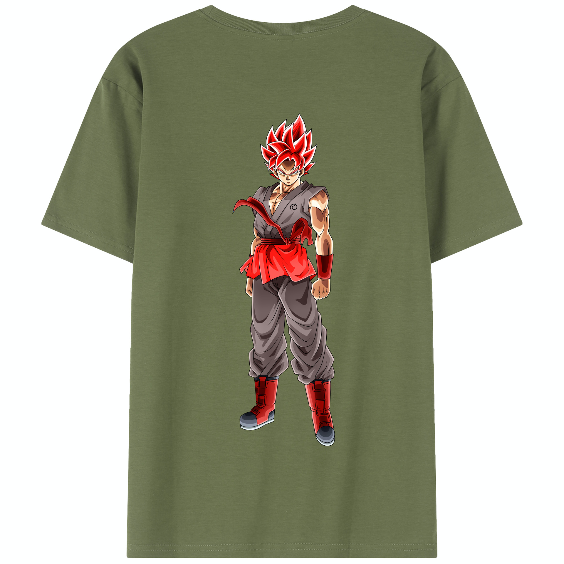 （画像用） ドラゴンボール 孫 悟飯（そんごはん）DRAGON BALL Son Gohan 綿100％半袖Tシャツ（背面プリント）